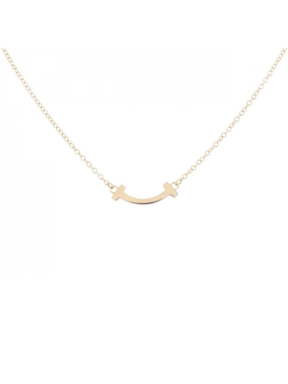 Tiffany & Co T Smile Mini Necklace